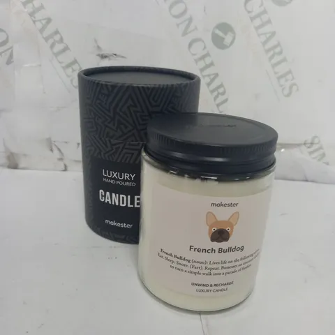 BOXED MAKESTER FRENCHIE CANDLE