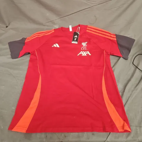 LIVERPOOL FC ADIDAS FOOTBALL SHIRT – RED, UK M