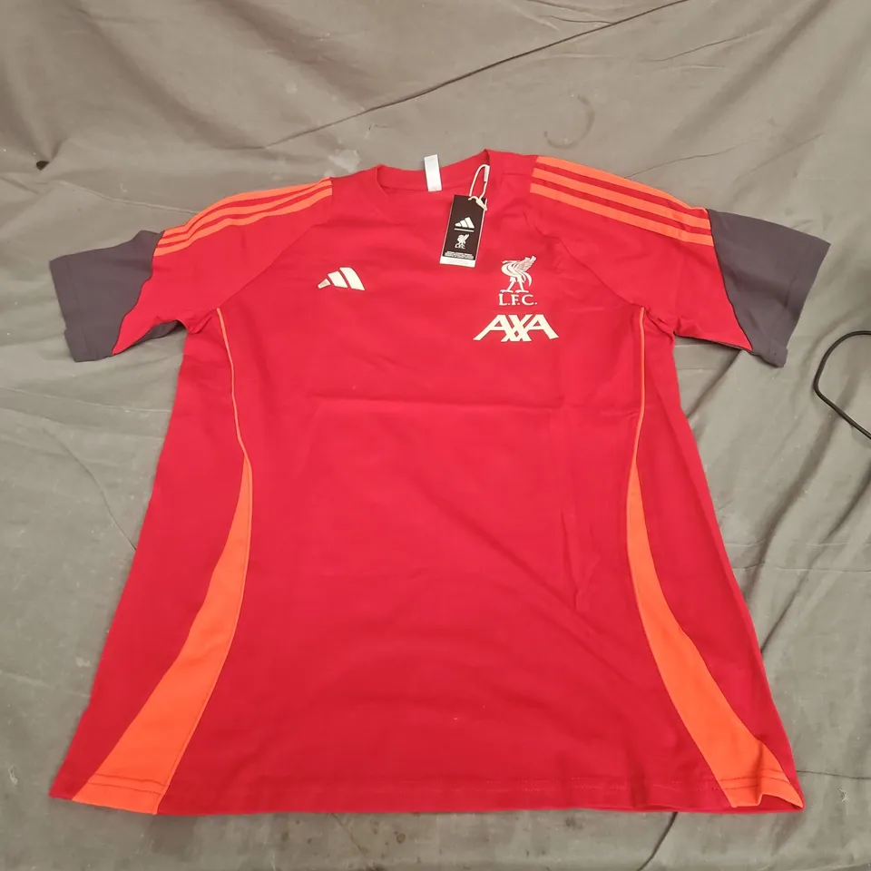 LIVERPOOL FC ADIDAS FOOTBALL SHIRT – RED, UK M