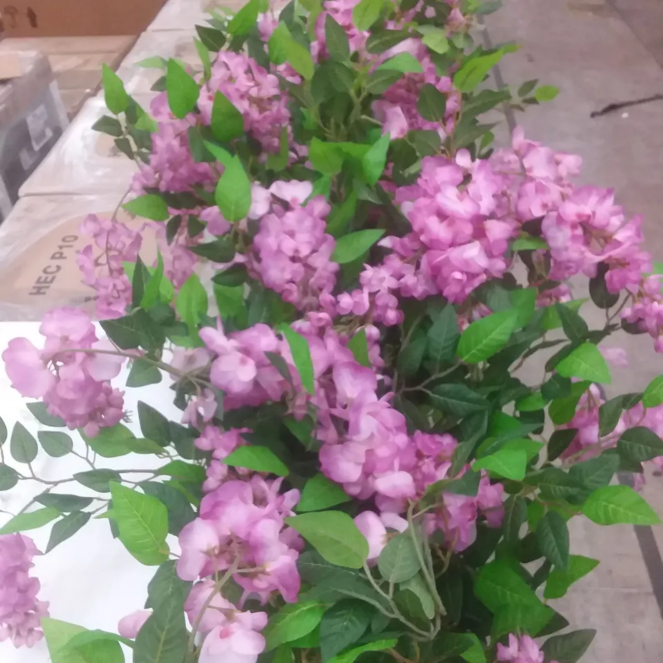 THREE BOXED LARGE ARTIFICIAL WISTERIA TREES 120cm