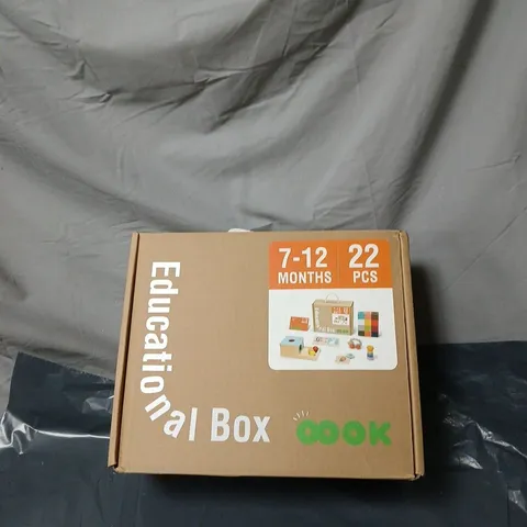 EDUCATIONAL BOX – BABY TOYS & GAMES, 22 PIECES, FOR 7-12 MONTHS