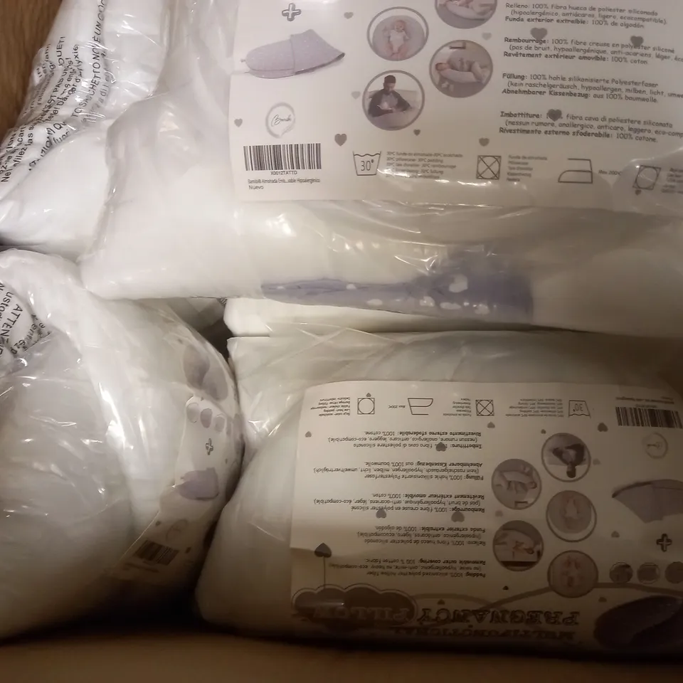 BOXED OF APPROX 8 MULTIFUNCTIONAL PREGNANCY PILLOW