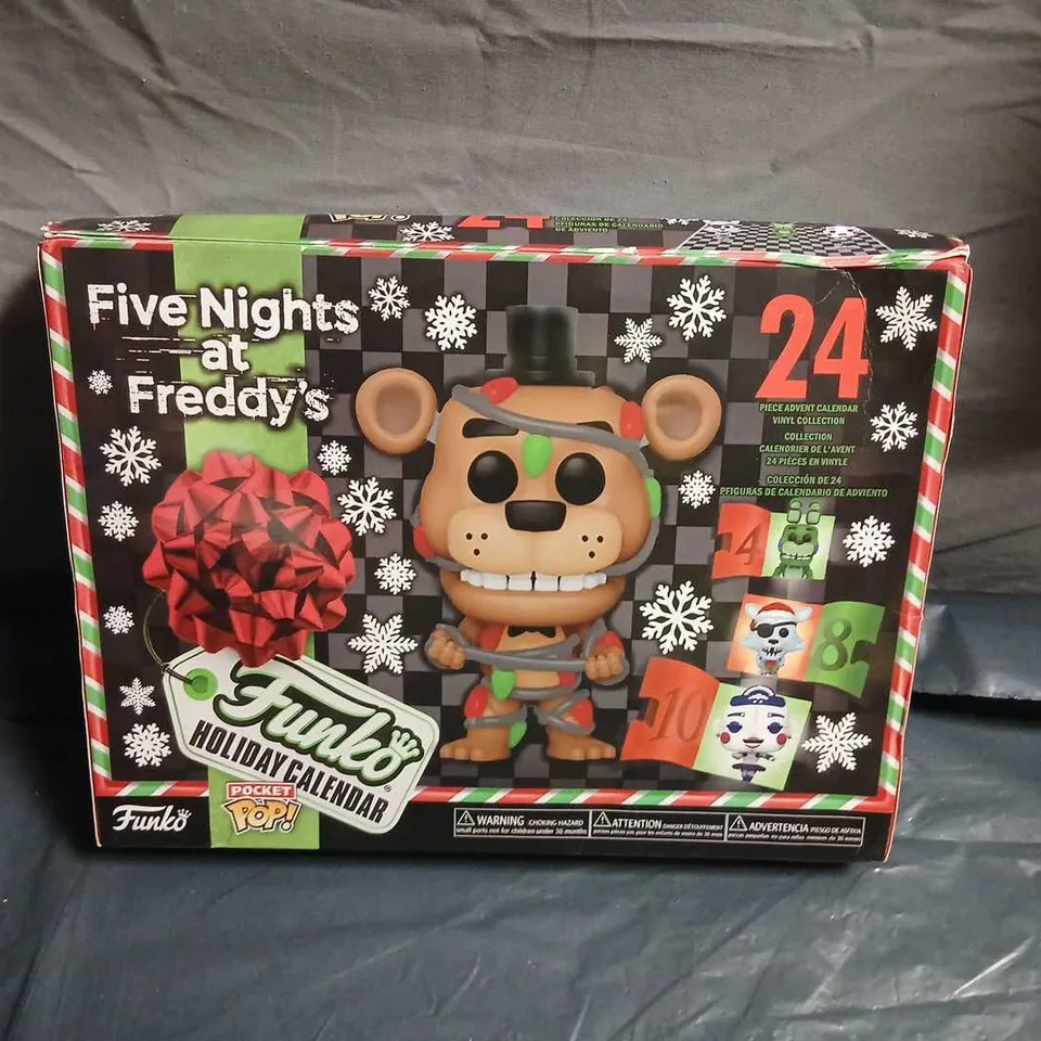 FIVE NIGHTS AT FREDDY’S POCKET POP ADVENT CALENDAR – BOXED 24-PIECE (FUNKO)