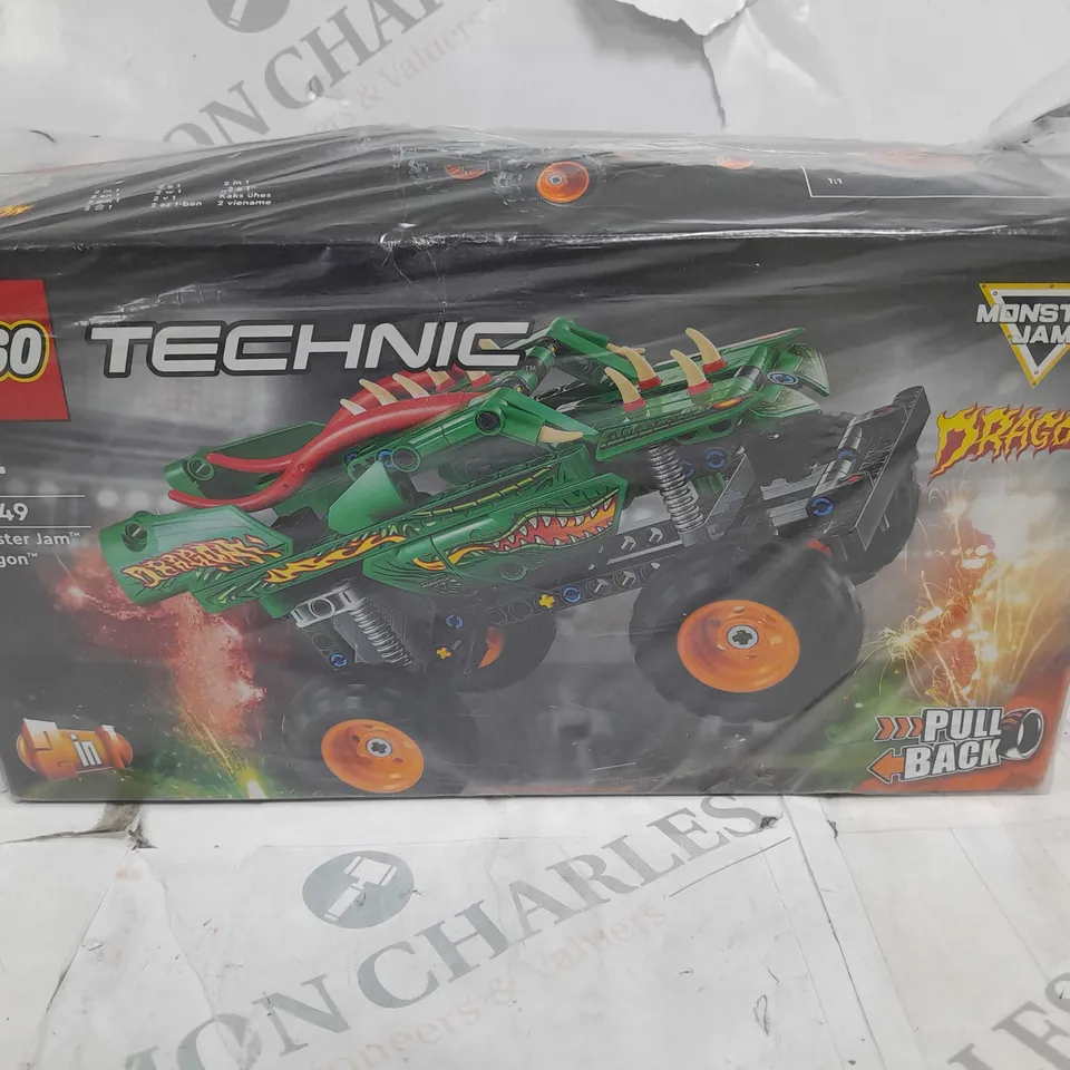 BOXED LEGO TECHNIC MONSTER JAM DRAGON TRUCK - 42149 RRP £17.99