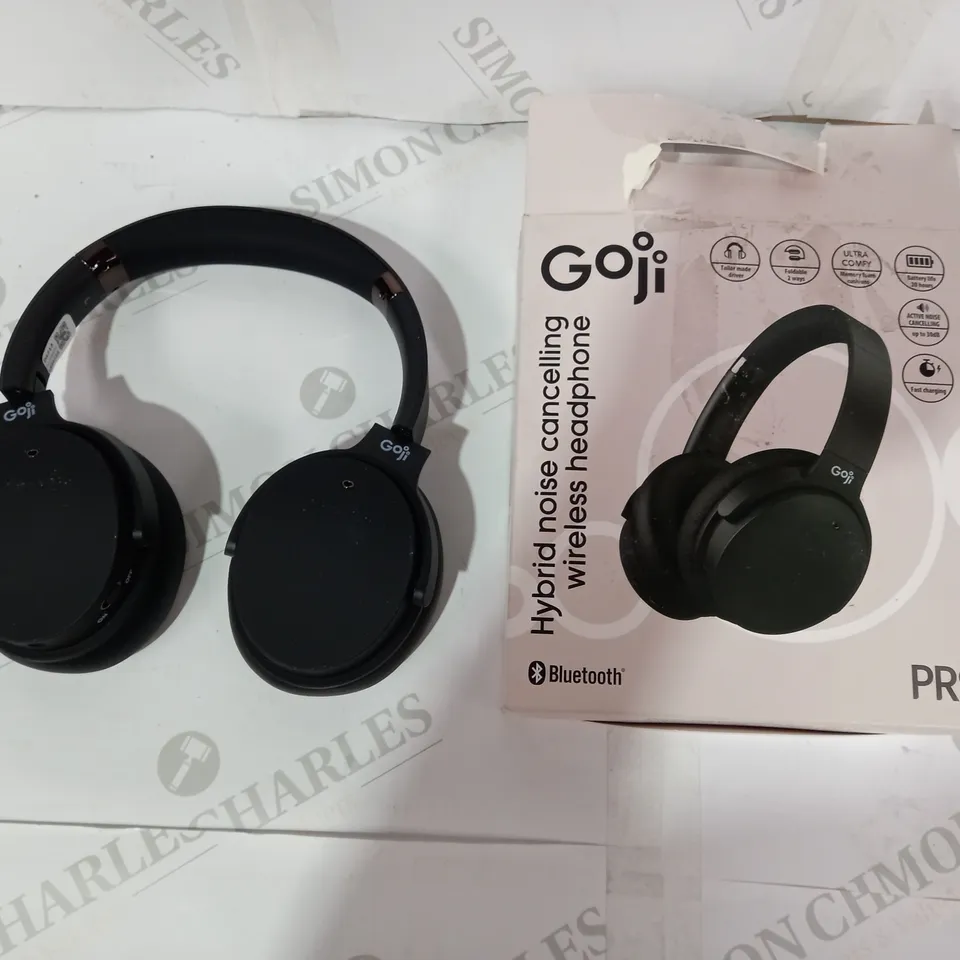 BOXED GOJI HYBRID NOISE CANCELLING WIRELESS HEADPHONES