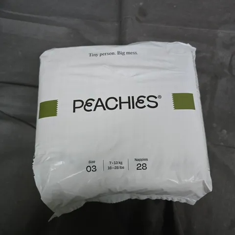 PEACHIES BABY NAPPIES SIZE 03 (7–13 KG) – 28 NAPPIES