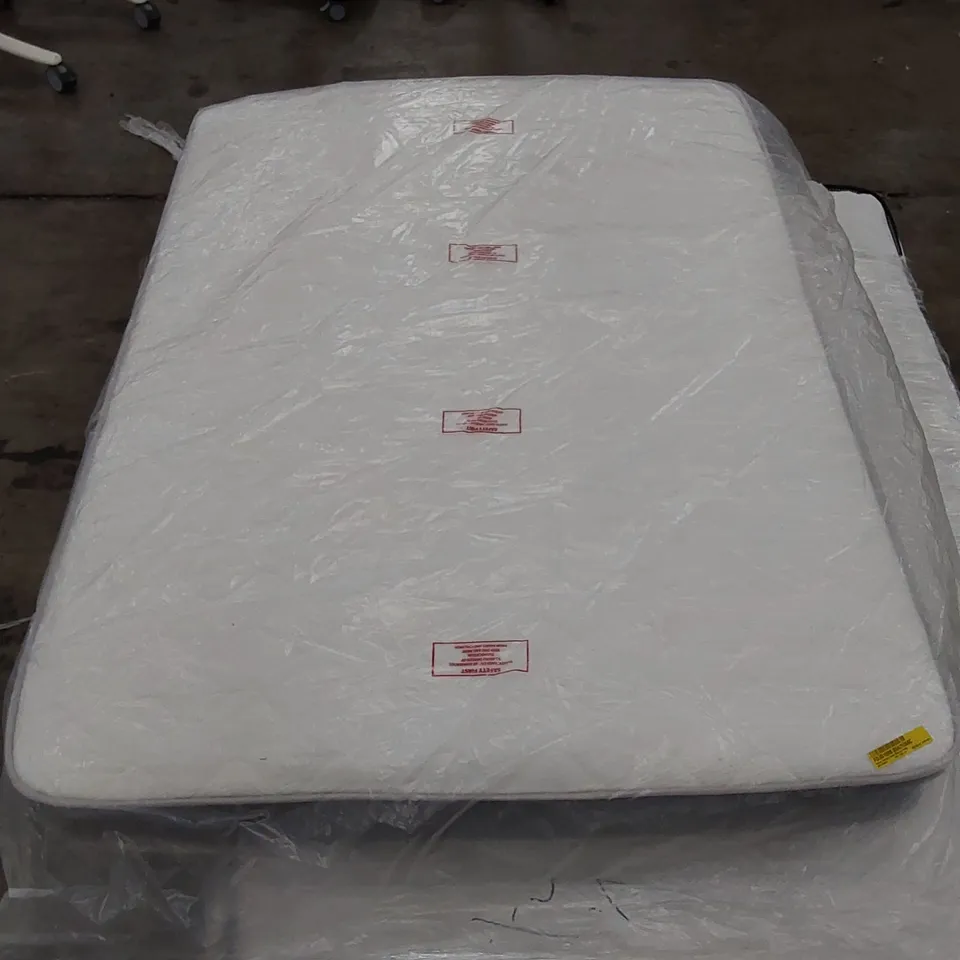 QUALITY BAGGED 4'6" DOUBLE ARDOCH MEMORY FOAM OPEN COIL MATTRESS