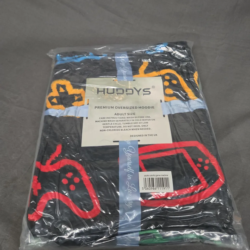 HUDDYS SEALED PREMIUM OVERSIZED HOODIE - GAME MACHINE