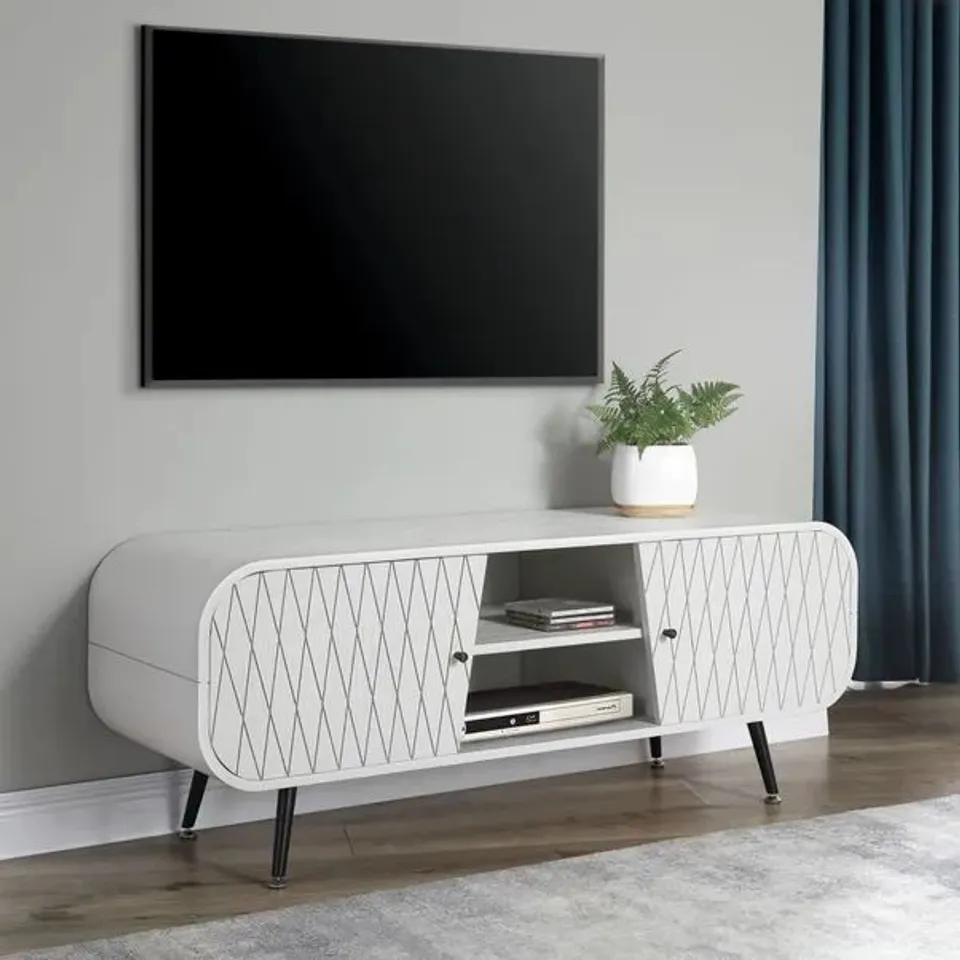 BOXED JUAL ASTANA GREY MIST TV STAND