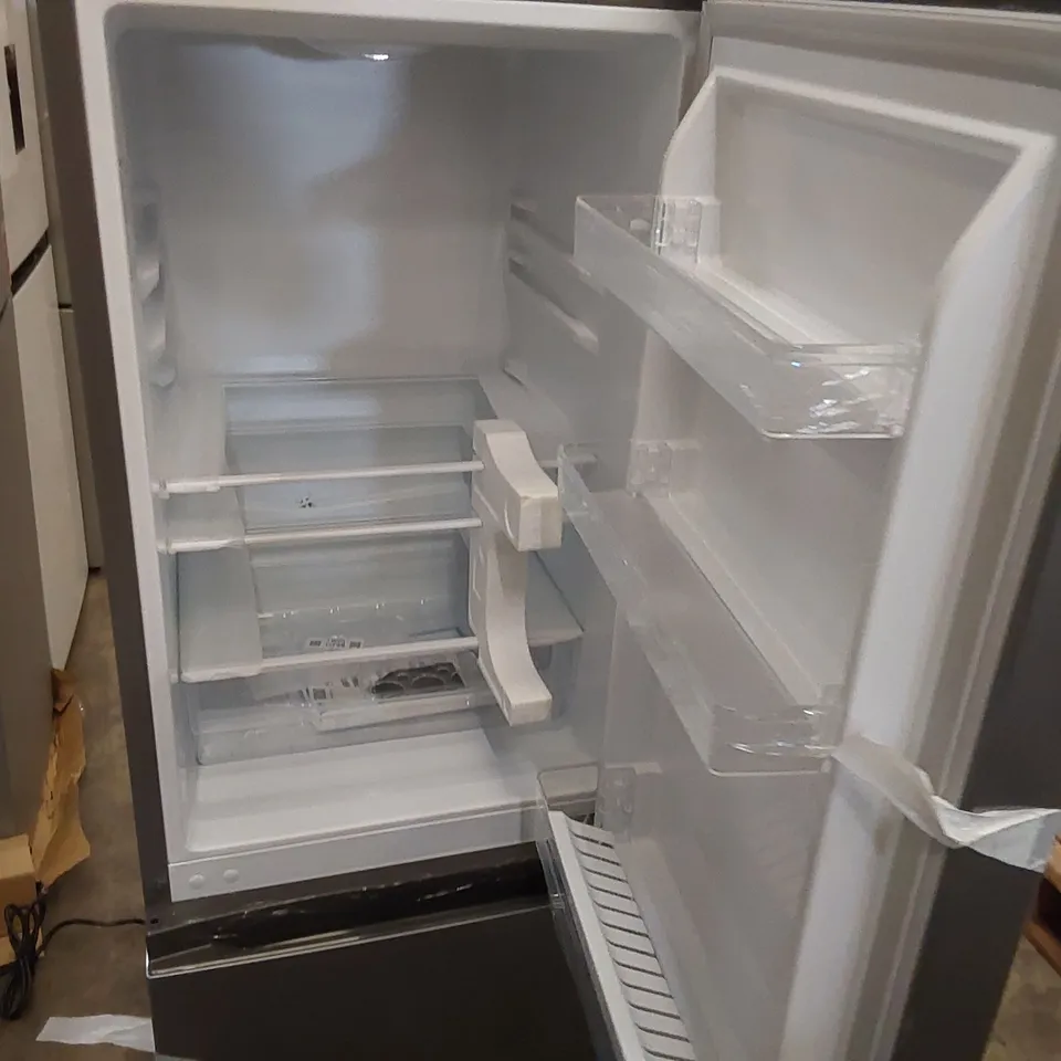 FRIDGEMASTER MC50165ES 143CM HIGH 60/40 SMALL FRIDGE FREEZER SILVER E-RATED  - UNPROCESSED RAW RETURN