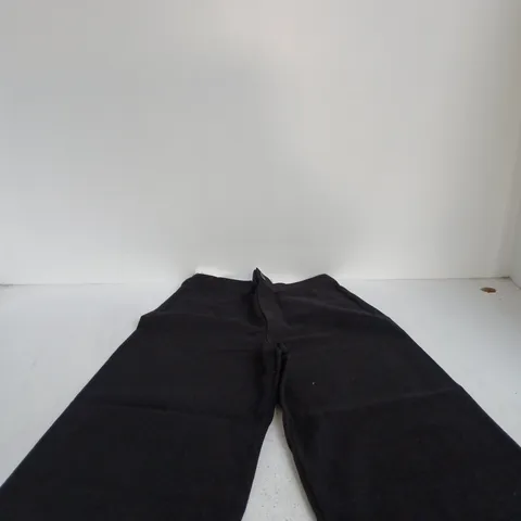 COS BLACK TROUSERS TAGGED SIZE 38 (UK10)