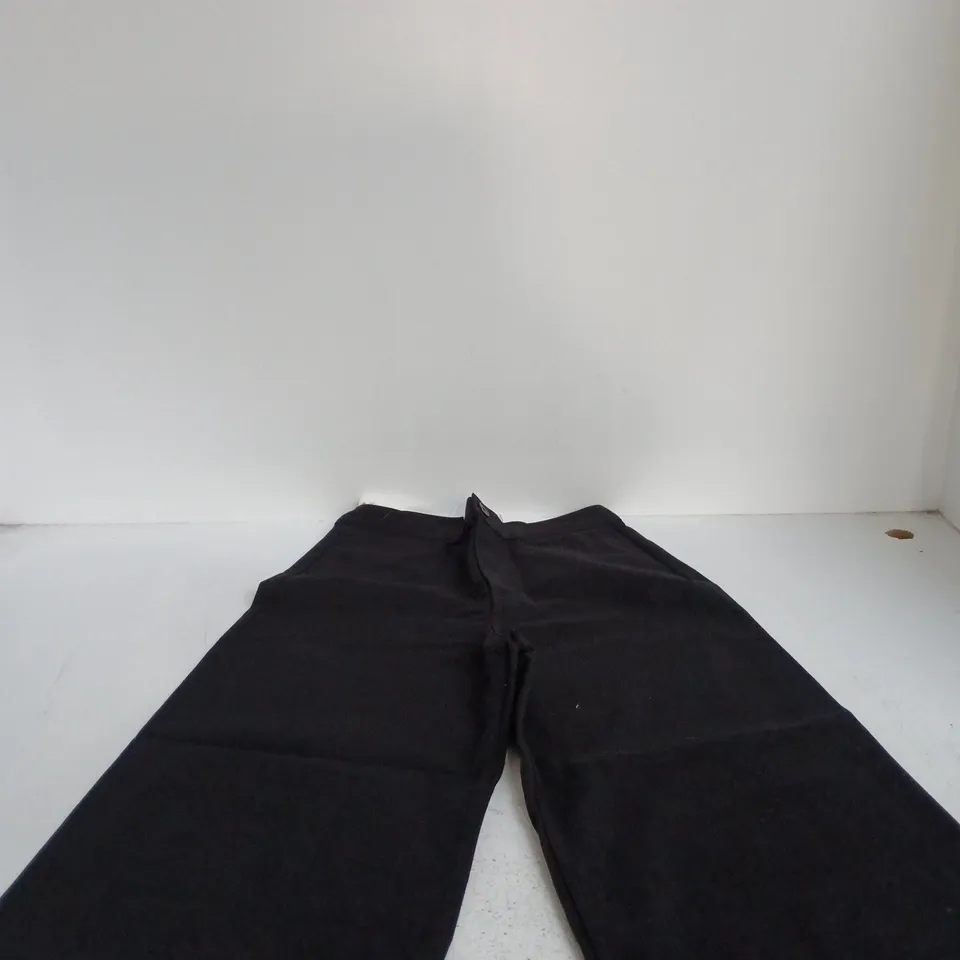COS BLACK TROUSERS TAGGED SIZE 38 (UK10)