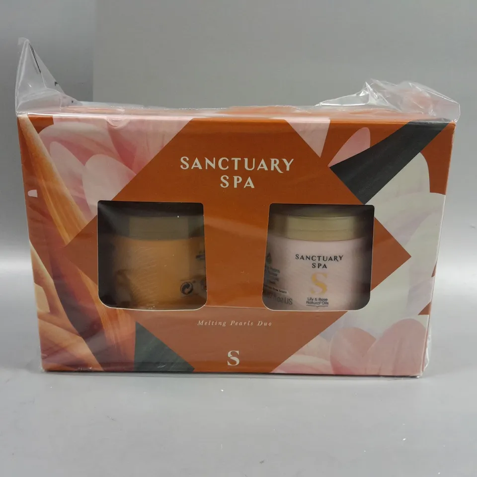 BOXED SANCTUARY SPA MELTING PEARLS DUO SET   RRP £32