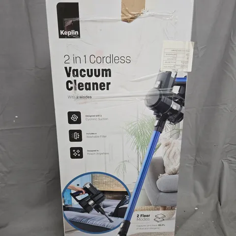 KEPLIN 2-IN-1 CORDLESS VACUUM CLEANER 