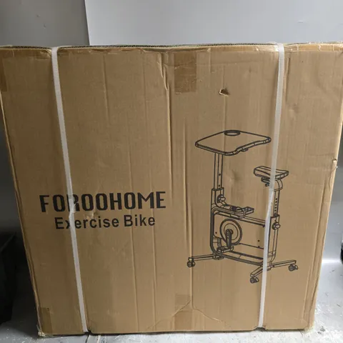 BOXED SEALED FOROOHOME EXERCISE BIKE IN WHITE
