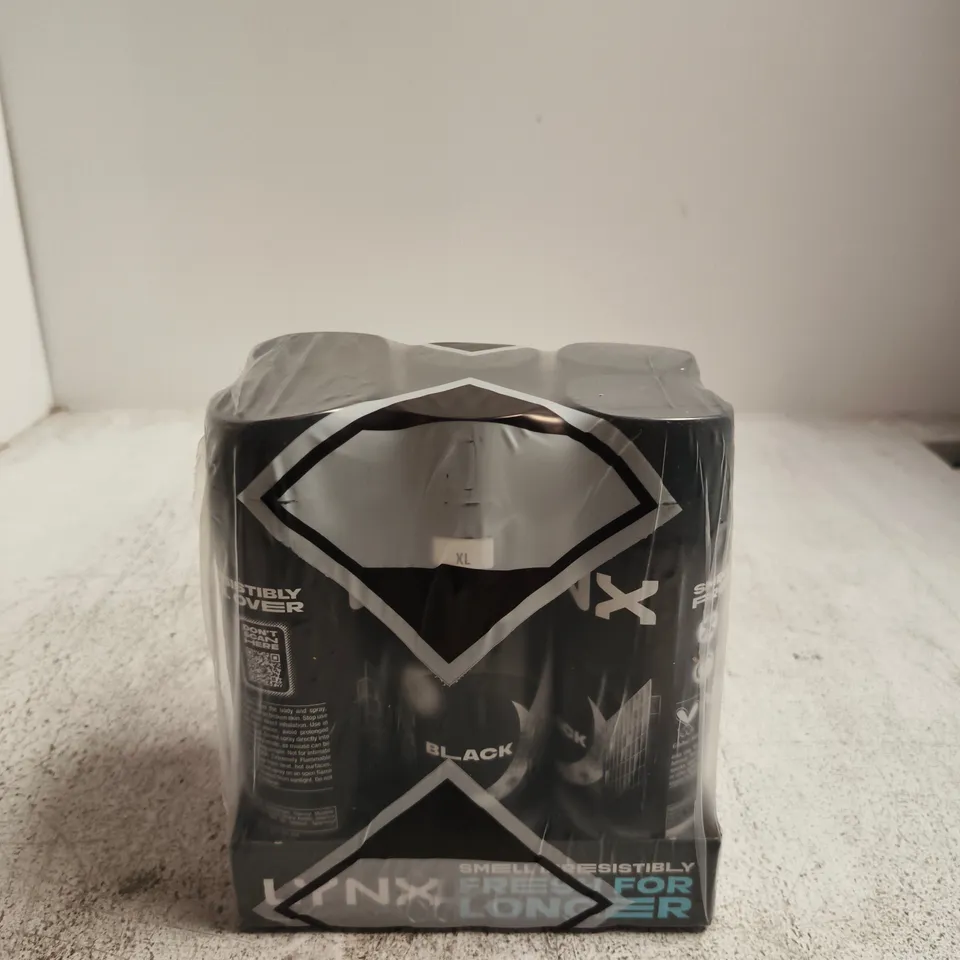 PACK OF 6 LYNX BLACK - XL