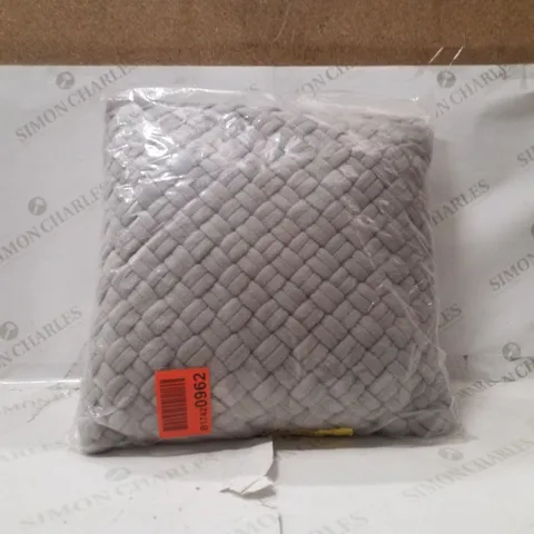 BRAND NEW SEALED CHUNKY CUSHION WITH FILLING GREY