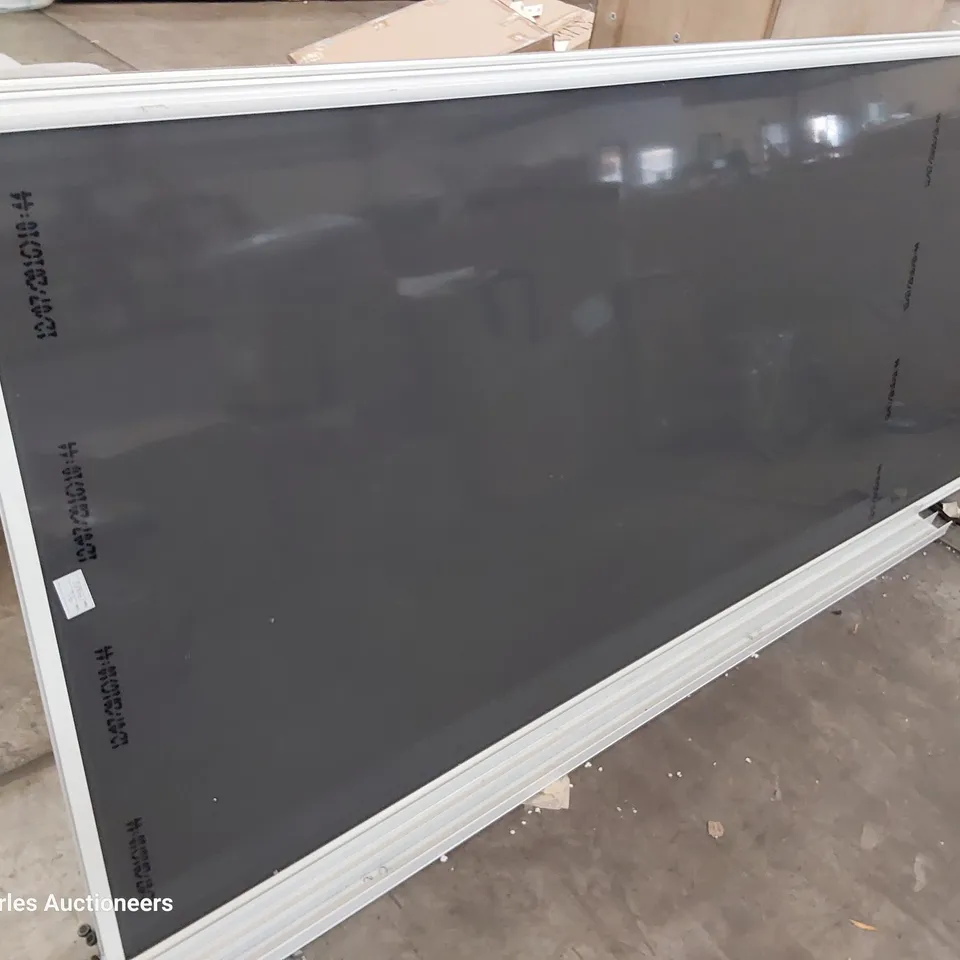 PAIR OF SLIDING MIRROR WARDROBE DOORS EACH 108 × 233cm approx