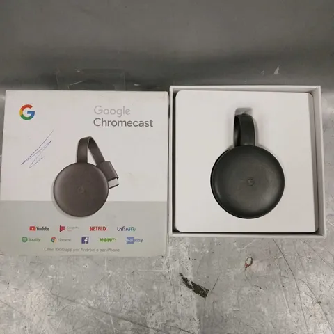 BOXED GOOGLE CHROMECAST DEVICE 