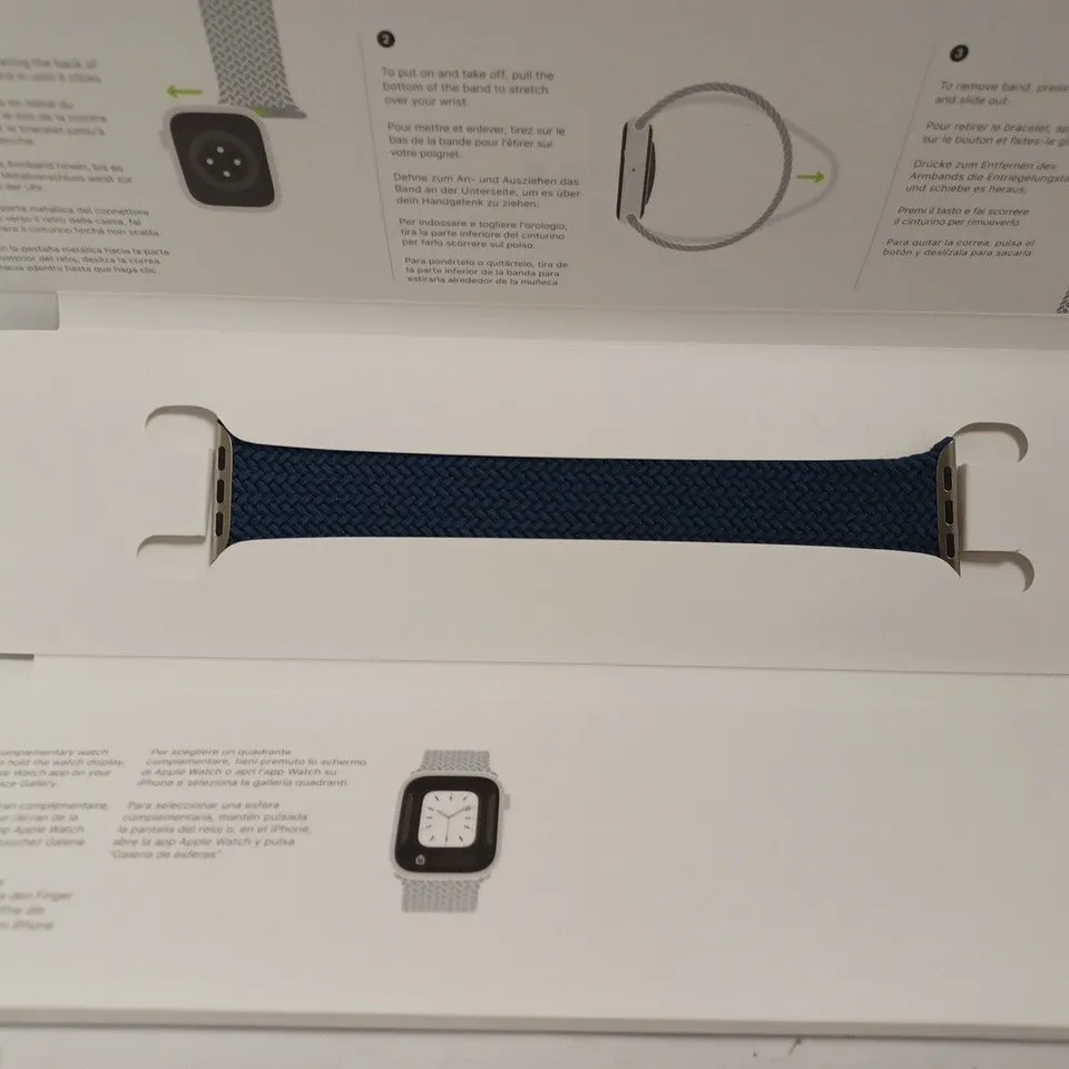 APPLE ABYSS BLUE BRAIDED SOLO LOOP STRAP