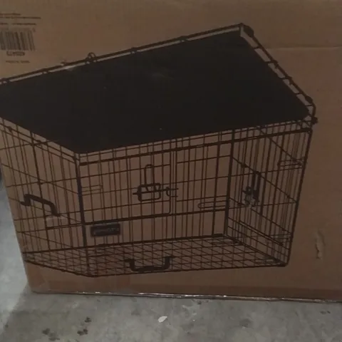 BOXED FURDREAMS FOLDABLE METAL DOG CAGE