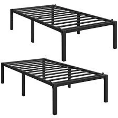 BOXED YAHEETECH BED FRAME - 90CM SINGLE, BLACK