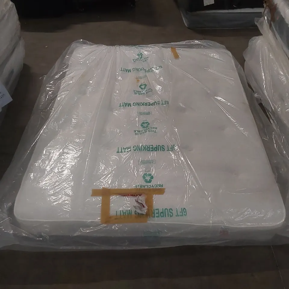 QUALITY BAGGED NATURAL FILLING OPEN COIL 5' KING SIZE MATTRESS