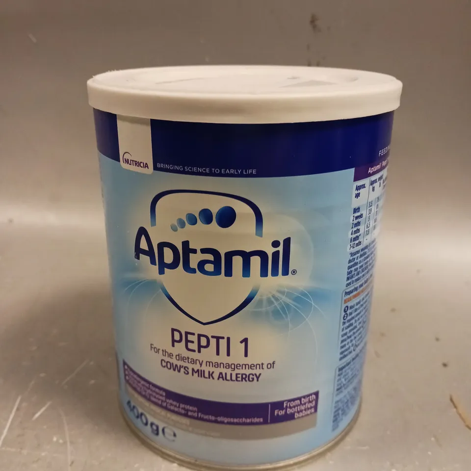 SEALED APTAMIL PEPTI 1 COW'S MILK ALLERGY DIETARY MANAGEMENT DRINK - FROM BIRTH - 400G
