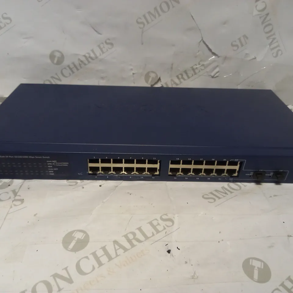 NETGEAR PROSAFE 24 PORT 10/100/1000 MBPS SMART SWITCH 
