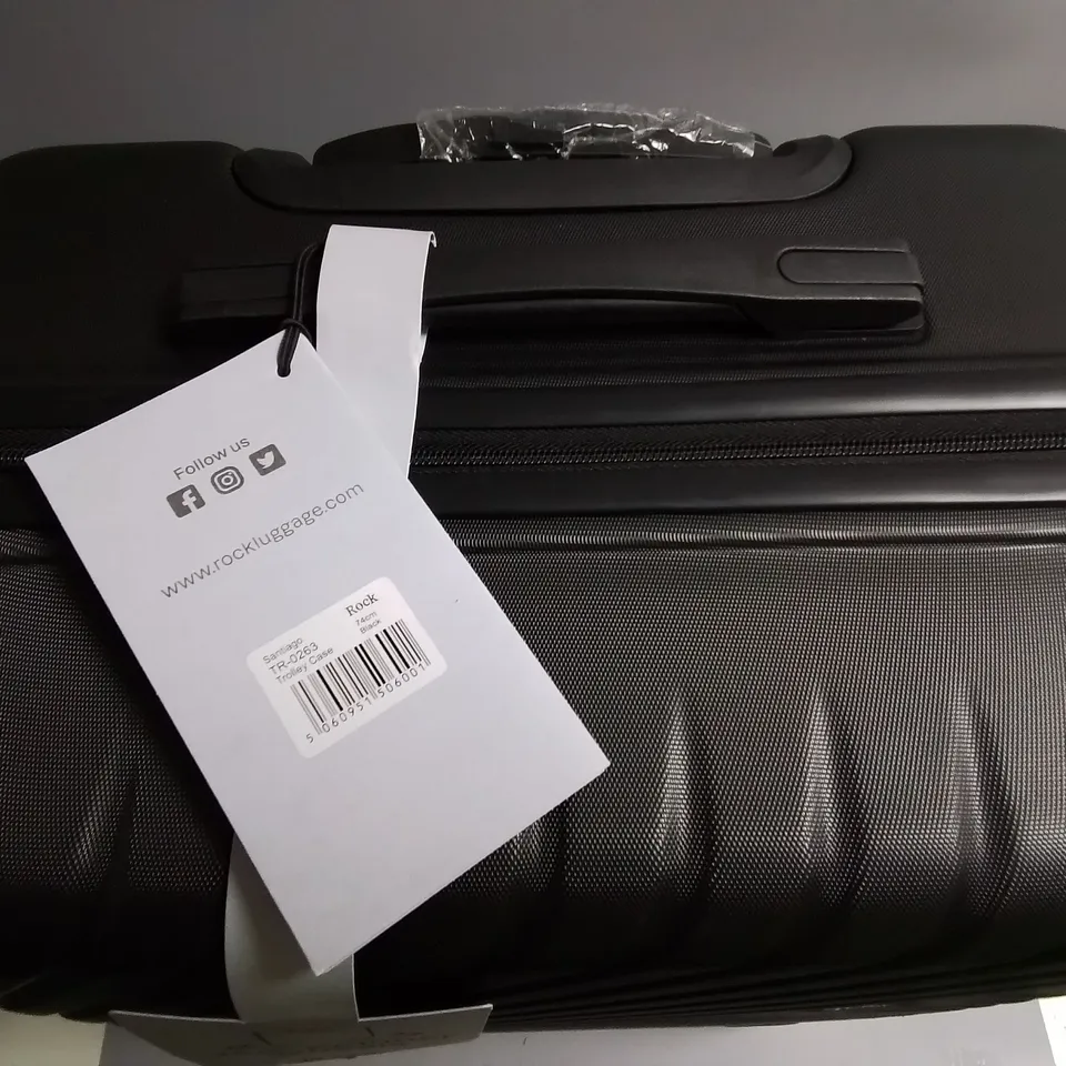 ROCK SANTIAGO 74CM TROLLEY CASE IN BLACK