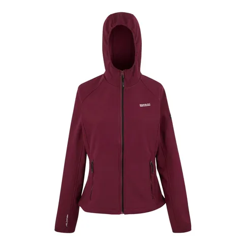 BRAND NEW REGATTA WOMEN'S AREC III SOFTSHELL JACKET IN DARK PIMENTO SIZE 16