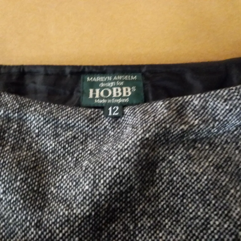 HOBBS GREY SKIRT - 12