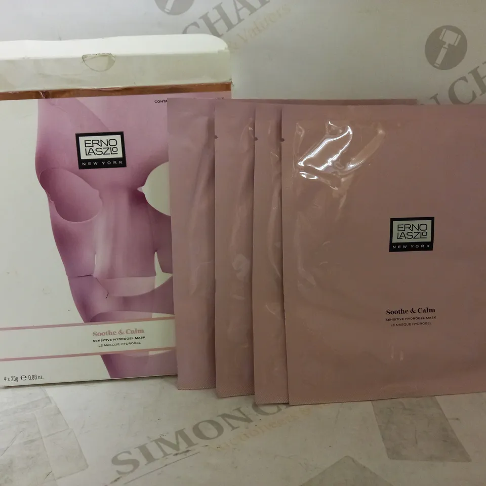 ERNO LASZLO SENSITIVE HYDROGEL MASK BY FOR UNISEX - 4 X 25G MASKS