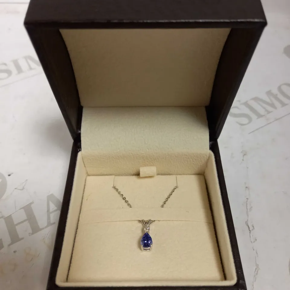 ANGARA BLUE STONE NECKLACE