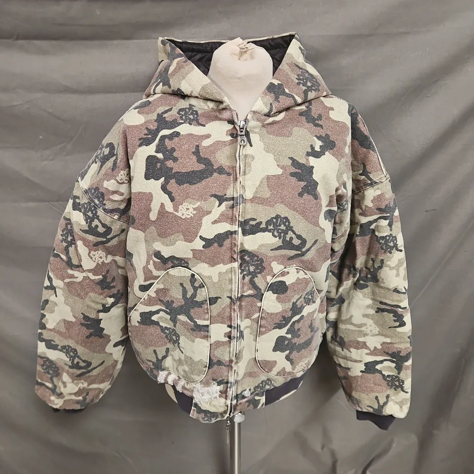 MERTRA HEAVY DUTY JACKET IN CAMO SIZE M