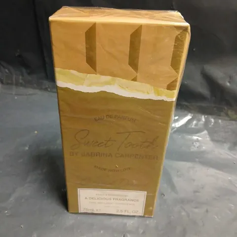 BOXED AND SEALED SWEET TOOTH BY SABRINA CARPENTER EAU DE PARFUM CARAMEL DREAM 75ML