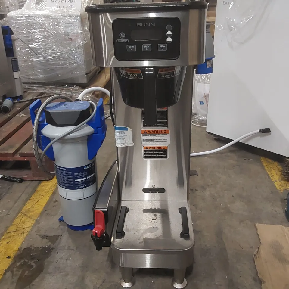BUNN ICB INFUSION SERIES COFFEE BREWER WITH PURITY 600 QUELL ST CARTRIDGE