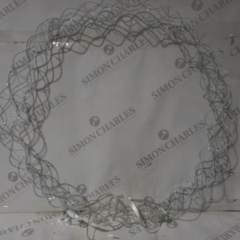 BOXED KELLY HOPPEN WHITE LIGHT UP WREATH