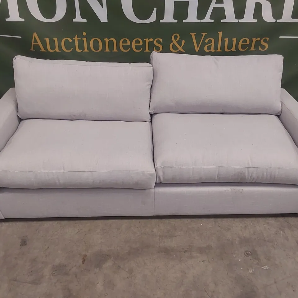 QUALITY DESIGNER 4 SEATER FABRIC UPHOLSTERED SOFA BED
