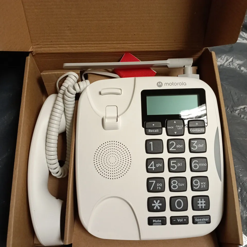 BOXED MOTOROLA FW500 EMERGENCY BACK-UP LINE TELEPHONE 