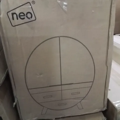 BOXED NEO WALL MOUNTED 2-DRAWER VANITY UNIT (1 BOX)