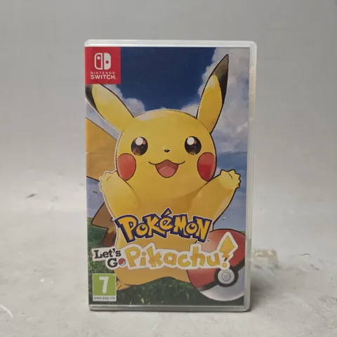 NINTENDO SWITCH GAME POKEMON LETS GO PIKACHU 