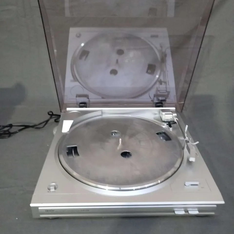 DENON DP29F SILVER TURNTABLE