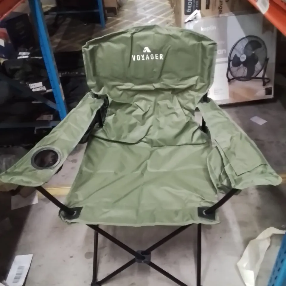 BAGGED VOYAGER CAMPING CHAIR GREEN