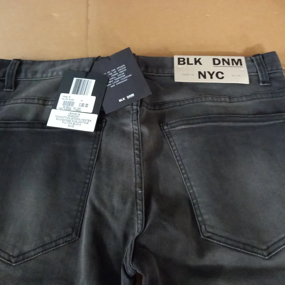 BRAND NEW BLK DNM JEANS IN BLACK - 34/32