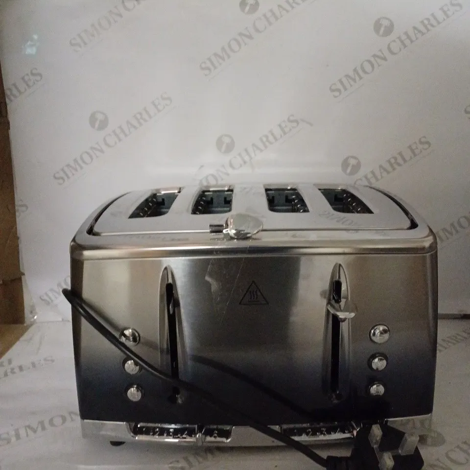 RUSSELL HOBBS 25141 STAINLESS STEEL FOUR SLICE TOASTER