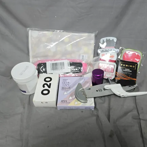 APPROXIMATELY 12 ASSORTED HOUSEHOLD ITEMS TO INCLUDE WALL FILLER, GLUE TAPE, INCENSE CONE, ETC 