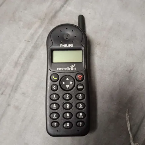 PHILIPS BT CELLNET MOBILE HANDSET – VINTAGE EARLY MOBILE PHONE 