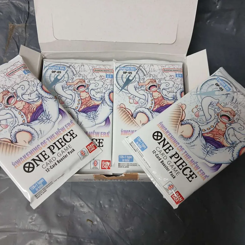 24-PACK BOX OF ONE PIECE AWAKENING OF THE NEW ERA CARDS