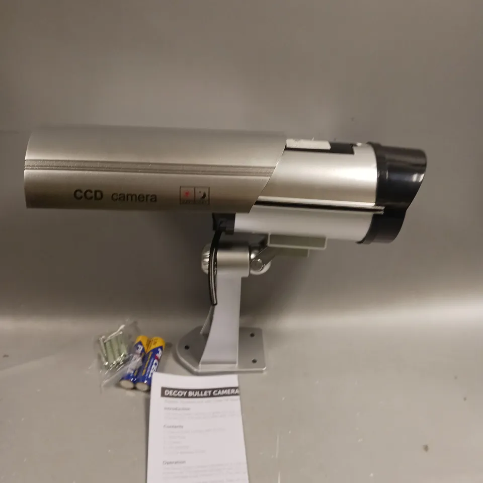 BOXED DECOY BULLET CAMERA WITH DUSK TILL DAWN RED LEDS